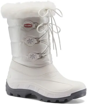 Manby Womens Ski Accessories Olang Patty Boot White